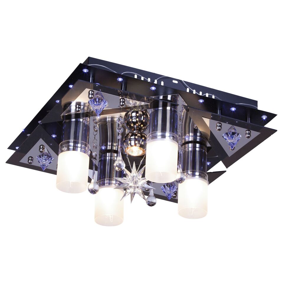 Фото №1  174-247-05 VELANTE Светильники с LED светильник потолочный E27(LED), 4x7W + MR11, 1x20W