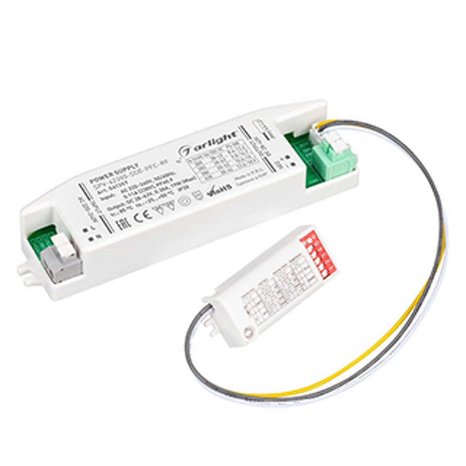 Фото №1  Arlight Блок питания SPV-42380-SDE-PFC (19W, 28-42V, 380mA, 5.8GHz) ( IP20 Пластик, 5 лет)