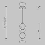 Превью фото №11  Подвесной светильник Подвесной светильник Maytoni MOD362PL-L10GR3K