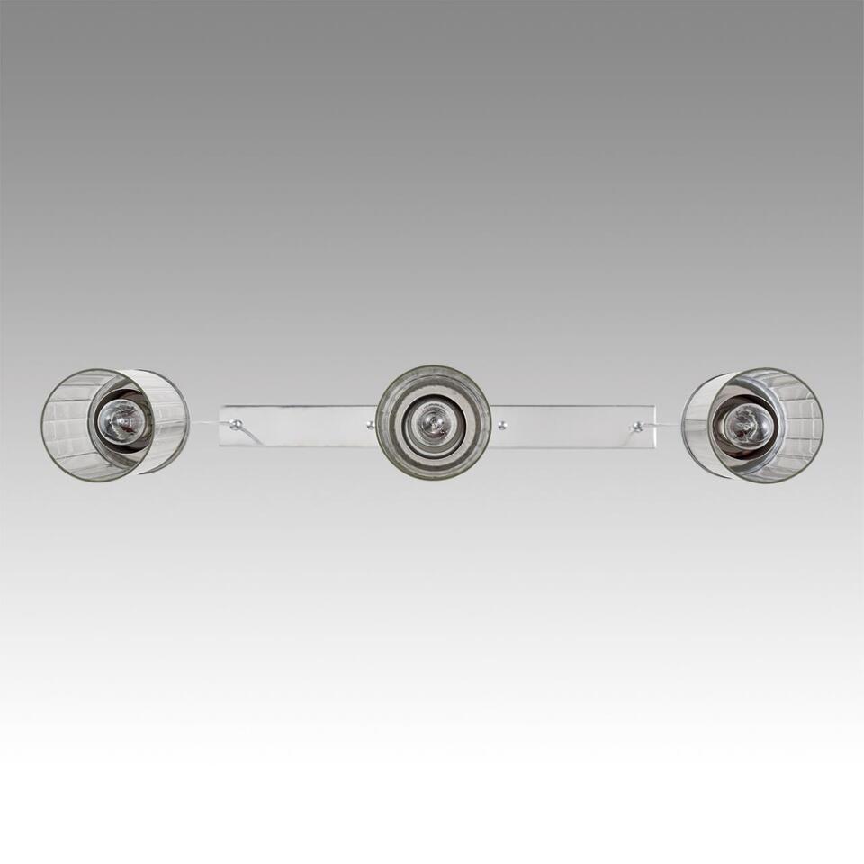 Фото №10  Подвесной светильник LUMION 8102/3A COMFI LN26 408 хром/прозрачный металл/металл Подвес Е14 3*40W 220V ISHA