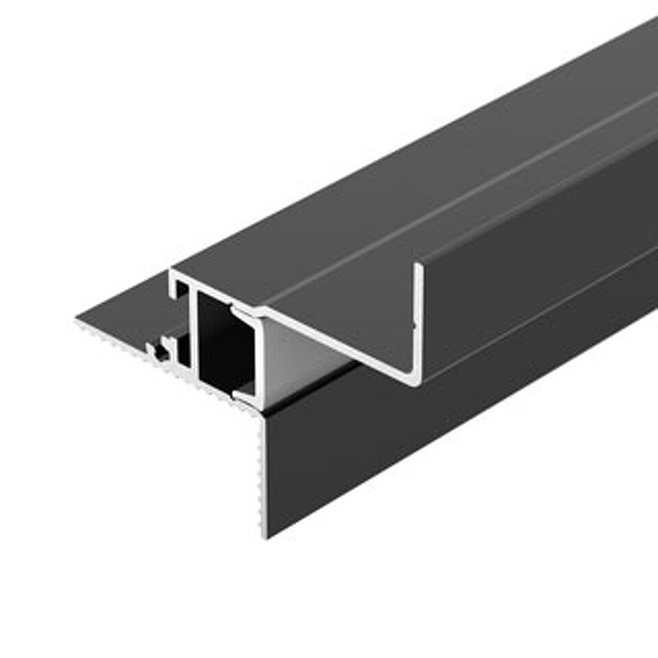 Фото №1  Arlight Профиль СEIL-S12-SHADOW-20-SIDE-3000 ANOD BLACK ( Алюминий)