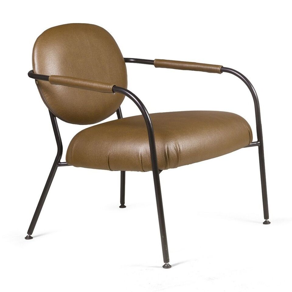 Фото №5  Кресло Top concept Лаунж кресло Эго, искусственная кожа, темно-коричневый