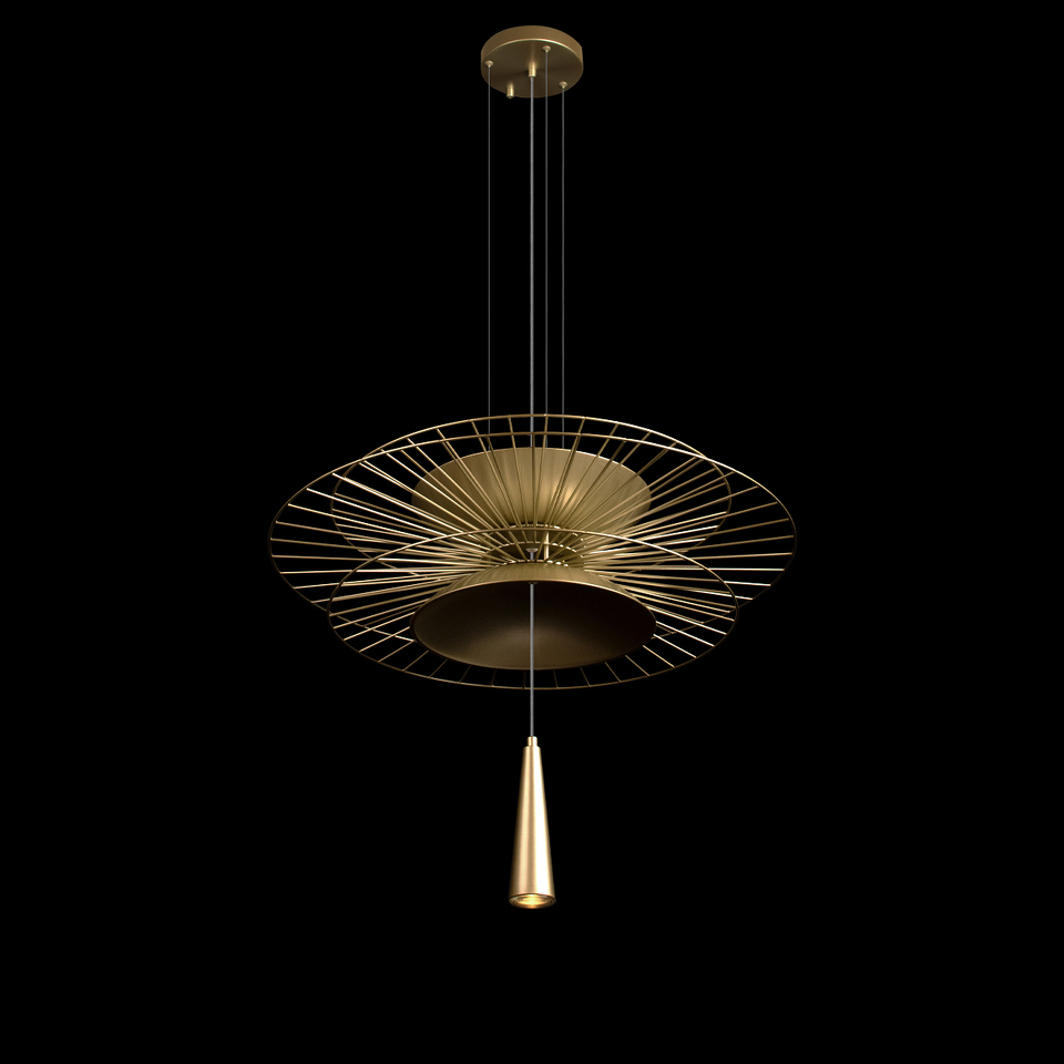 Фото №7  Подвесной светильник 10141B/600 Gold Подвесной светильник LOFT IT Star