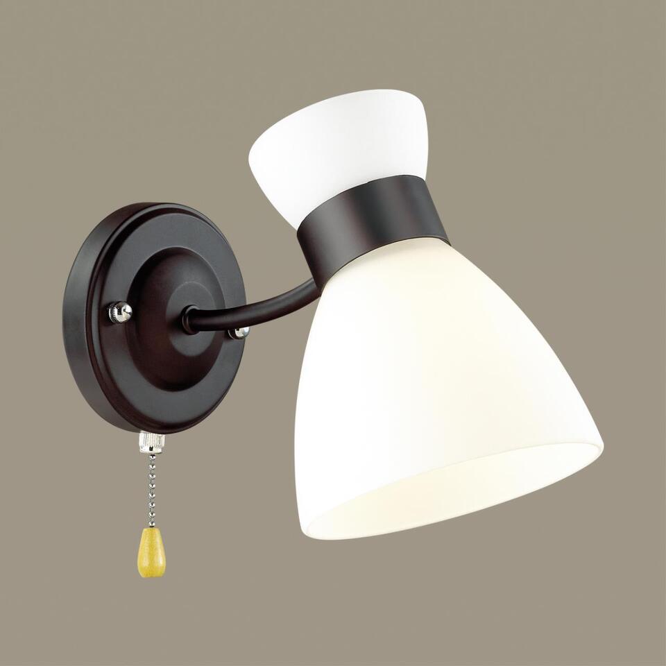 Фото №3  LUMION 4534/1W COMFI LN26 112 черный Бра E27 1*60W 220V WILMA