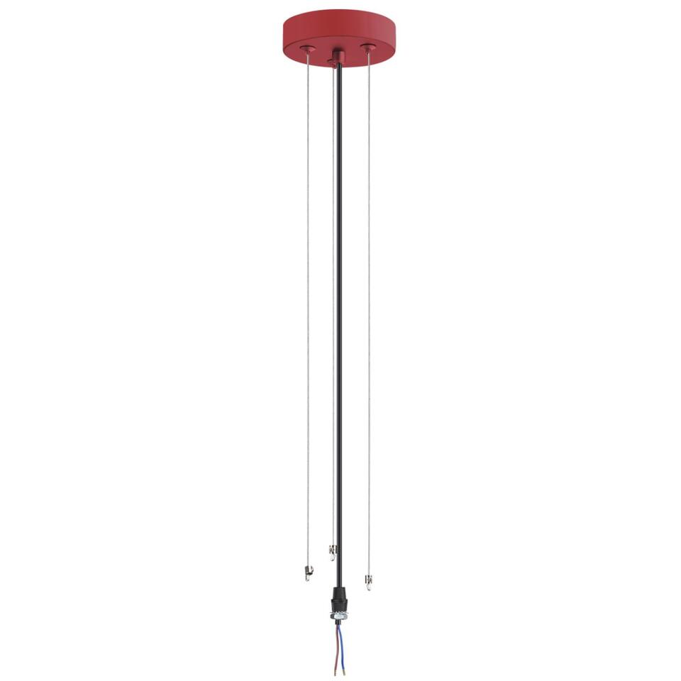 Фото №6  SONEX 7705/L SN 583 Подвесное крепление для светильника MACARON LED металл/красный 1,2м MACARON