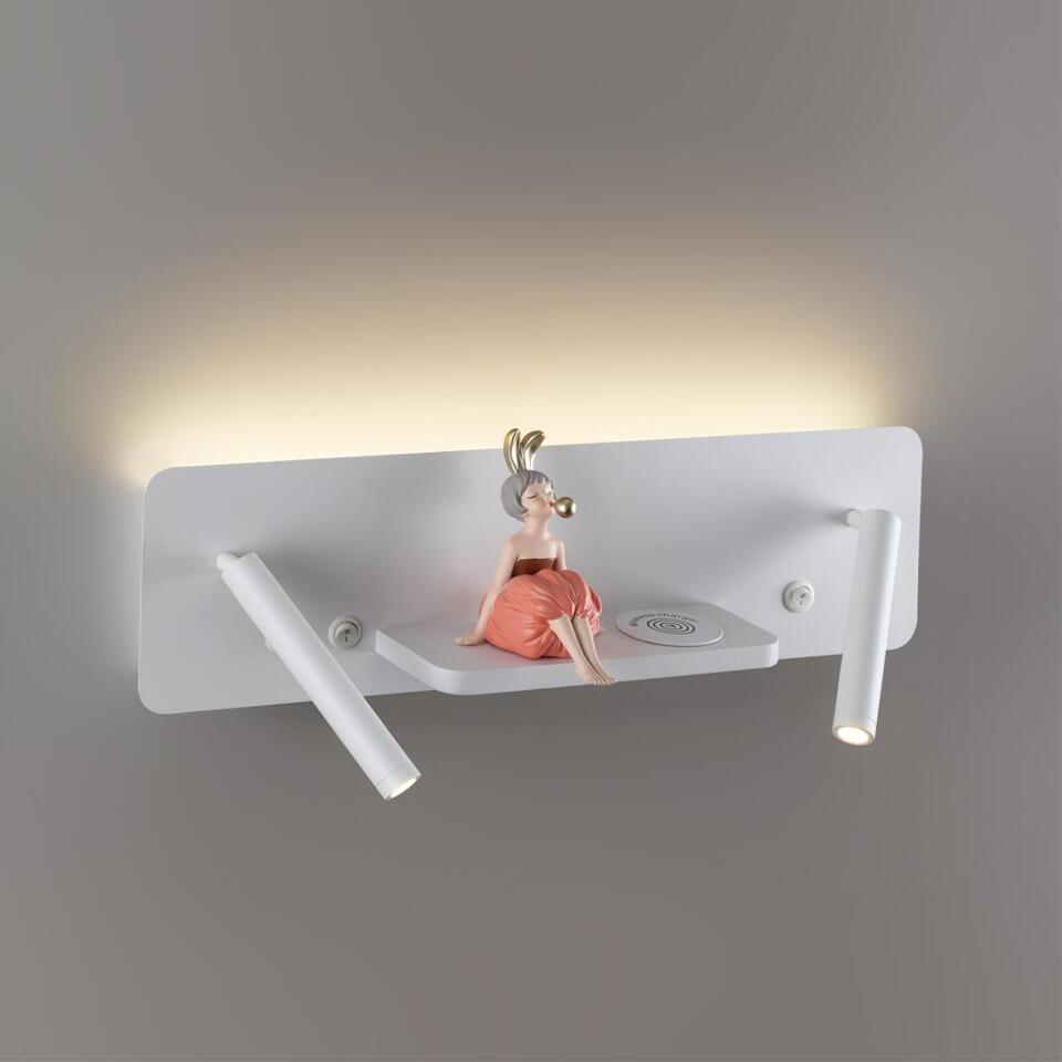 Фото №7  LUMION 5684/10WL LEDIO LN23 000 белый Настенный светильник LED 10W 3000K  220V COSI