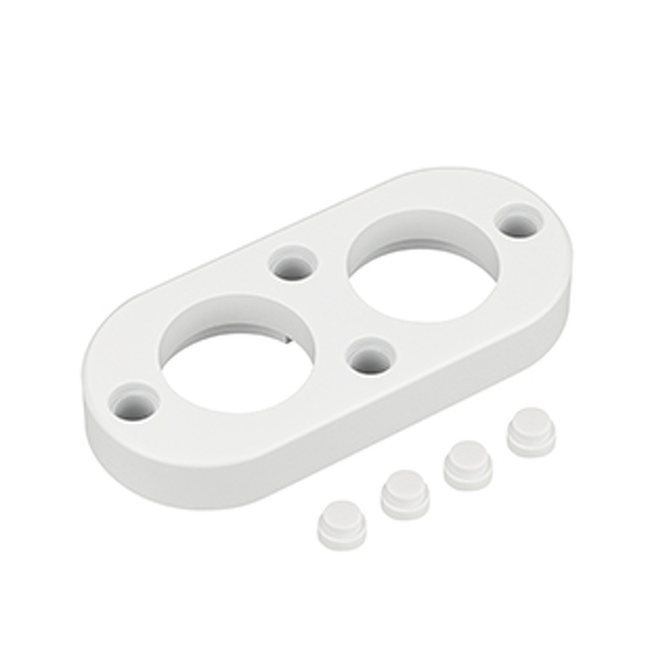 Фото №1  Arlight Крепление ARL-WAVE-1815-S-2-KIT White ( Металл)