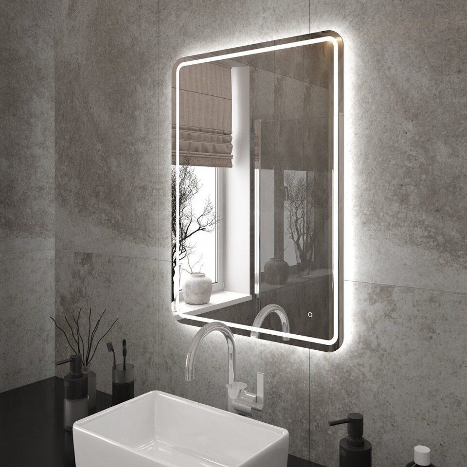 Фото №15  Teymi Зеркало Solli Pro 50х70, LED подсветка, сенсор
