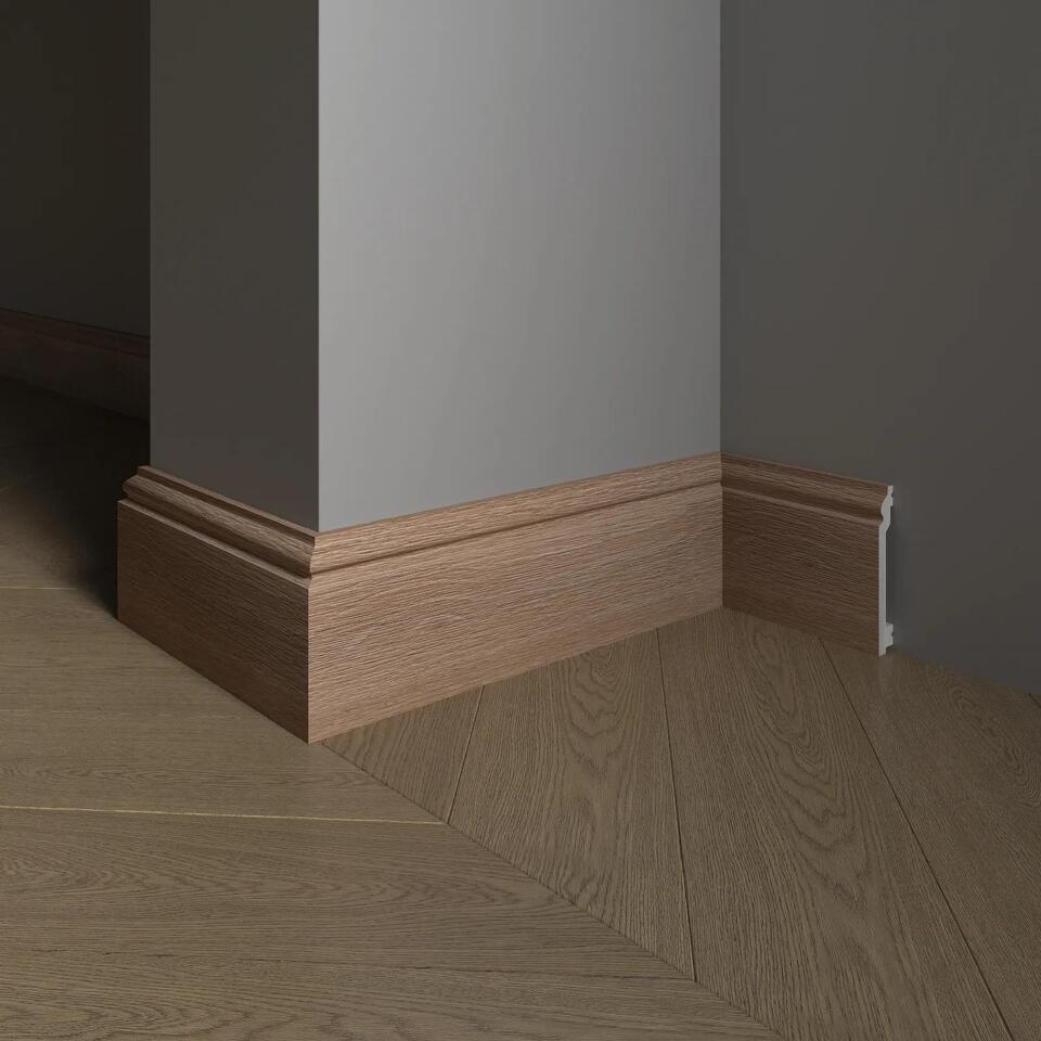 Фото №4  Плинтус Decor-dizayn 701-90SH/Плинтус (100х16x2400мм)/16, шт