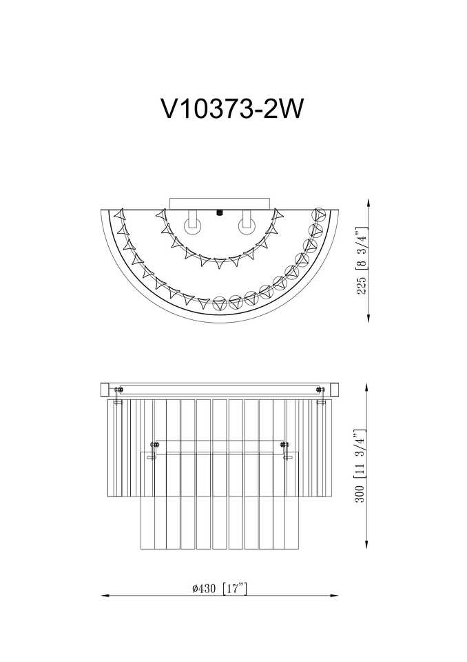 Фото №7  Светильник настенный Moderli V10373-2W Avista