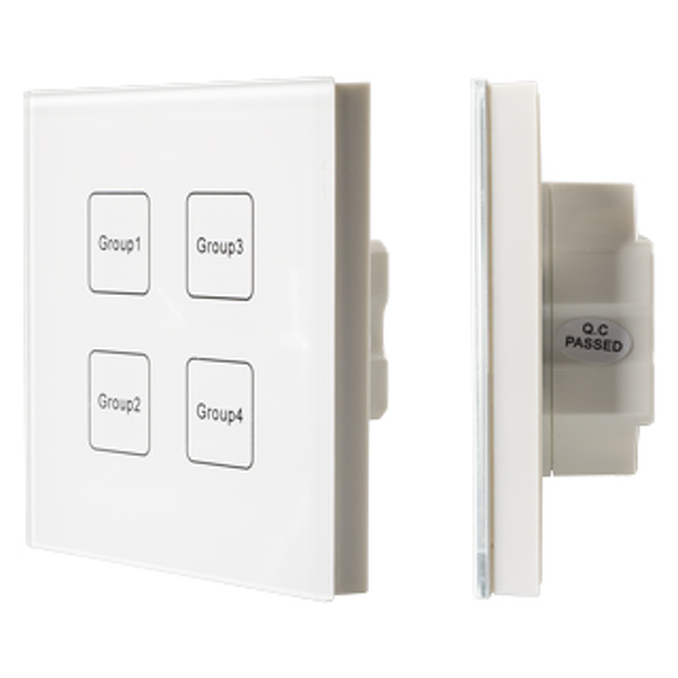 Фото №1  IARL INTELLIGENT ARLIGHT Сенсорная панель DALI-901-11-4G-DIM-DT6-IN White (BUS) ( IP20 Пластик, 3 года)
