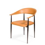 Превью фото №1  Top concept Стул с подлокотниками Ротти, кожа коричневый