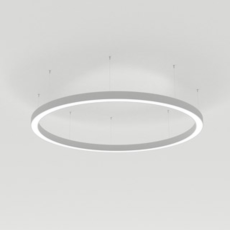 Фото №1  Подвесной светильник Arlight Светильник SP-LINE-HANG-ARC-O3535-D800-65W Day4000 (WHITE, 230V) ( Металл)