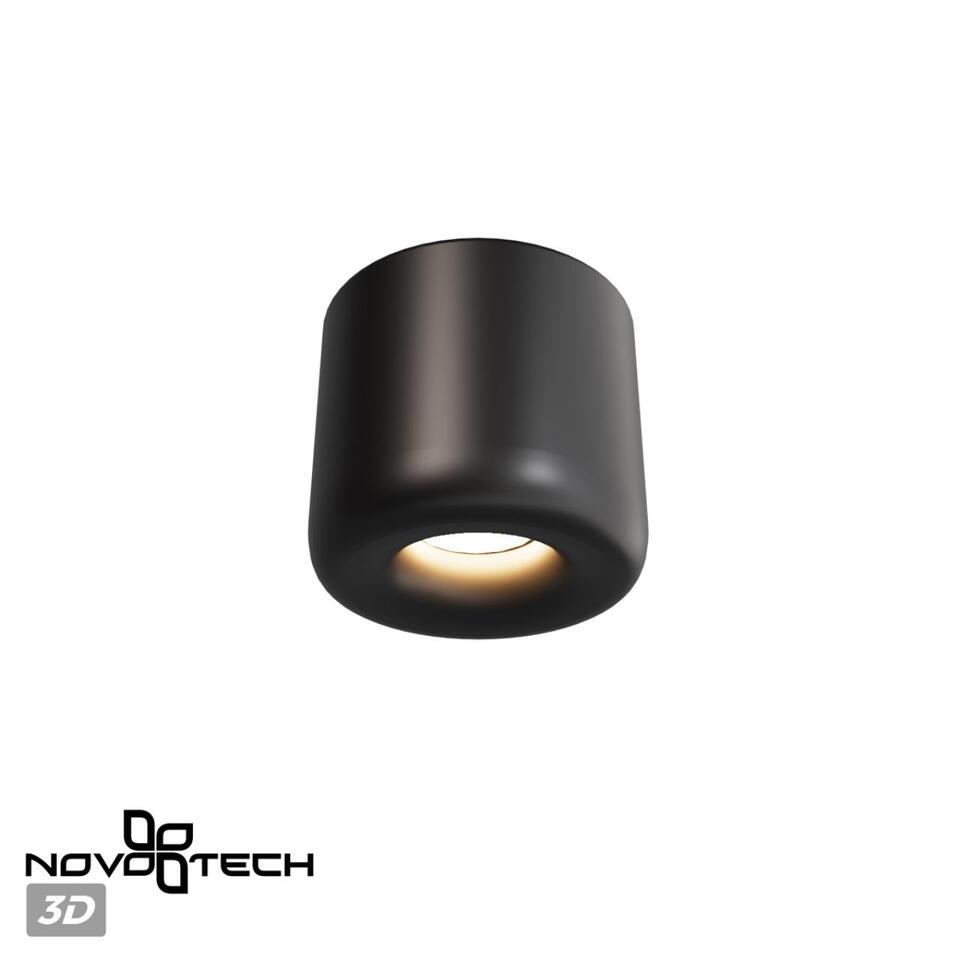 Фото №7  NOVOTECH 359440 OVER NT24 320 черный Светильник накладной влагозащищённый IP44 LED 10W 220-240V 3000K 650Лм LISSE