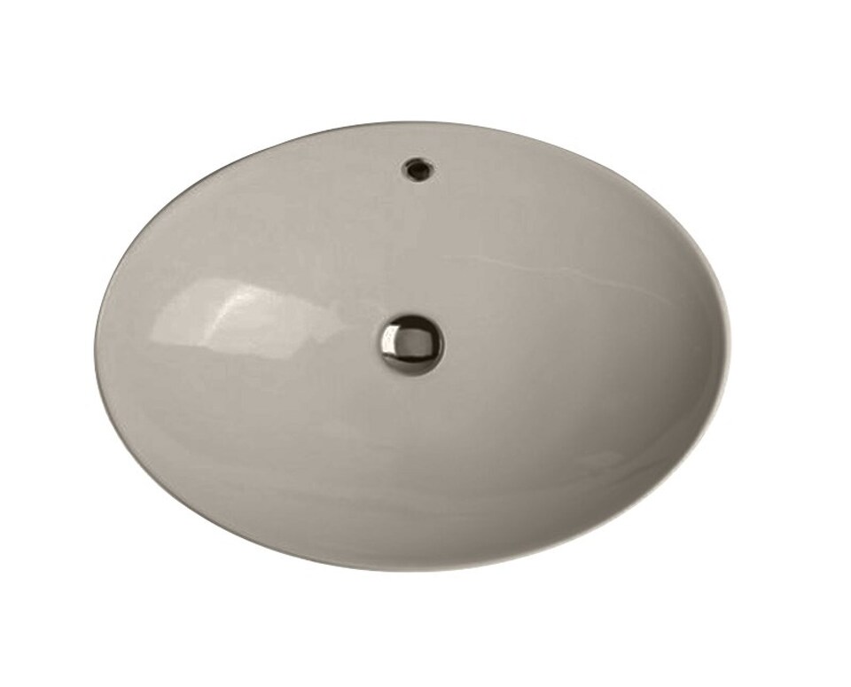 Фото №5  Раковина SHO58 / PSHO58 Althea SHO раковина накладная 58x42 h.17,8  Матовый бетон Plus-Ton®