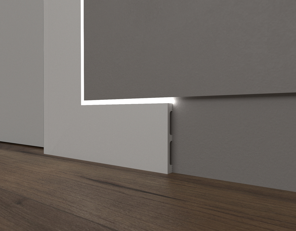 Фото №4  Плинтус Decor-dizayn DD709/Плинтус (100х13x2000мм)/18, шт