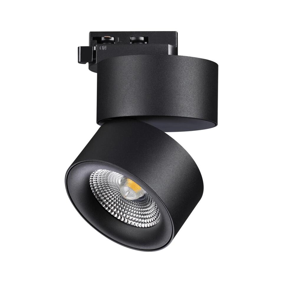 Фото №4  NOVOTECH 358785 PORT NT21 225 черный Светильник трековый однофазный трехжильный IP20 LED 25W 4000K 2200Лм 100-265V GRODA