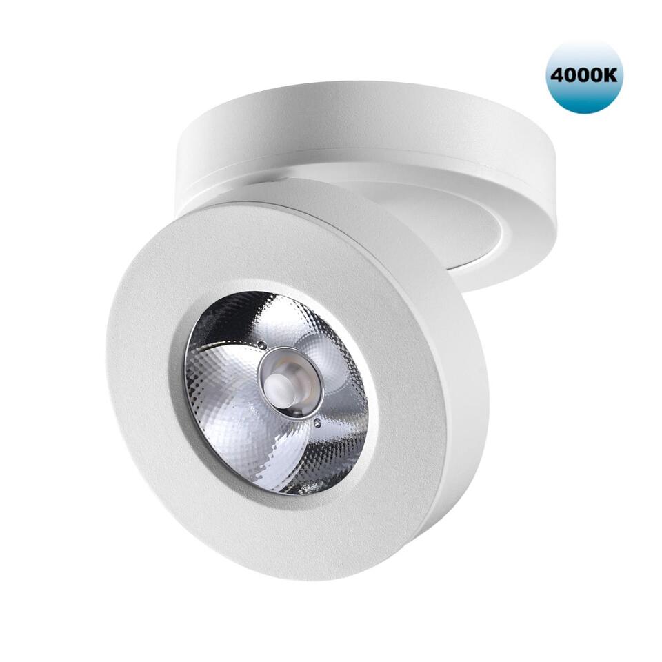 Фото №8  NOVOTECH 359411 OVER NT24 366 белый Светильник накладной/встраиваемый IP20 LED 5W 220V 4000K 240Лм GRODA