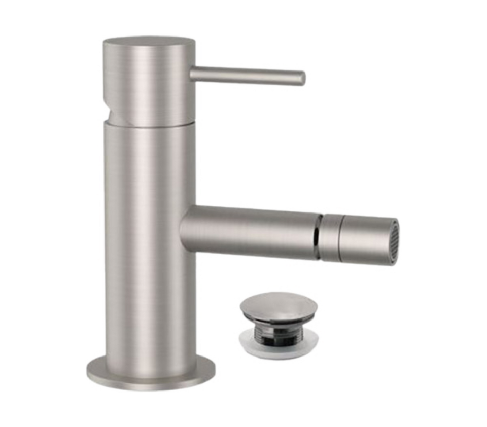 Фото №2  Смеситель для биде Remer X Style INOX SSX20B, нержавеющая сталь