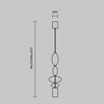 Превью фото №10  Подвесной светильник Подвесной светильник Maytoni MOD071PL-L8B3K3