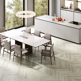 Фото Кварцевый ламинат Home Expert Паркет Дуб Мюнхен 33-81996-01