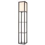 Превью фото №8  Торшер LUMION 8090/1F COMFI LN26 460 кофейный/белый, дерево/текстиль Торшер Е27 1*60W 220V PRACTIC