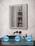 Превью фото №3  Watersense Eva 80х80, LED Black Edition, сенсор на взмах W00906