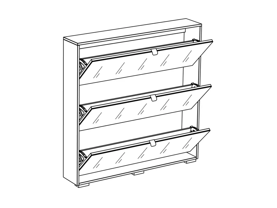 Фото №6  Шкаф OGOGOHOME Шкаф для обуви Wide