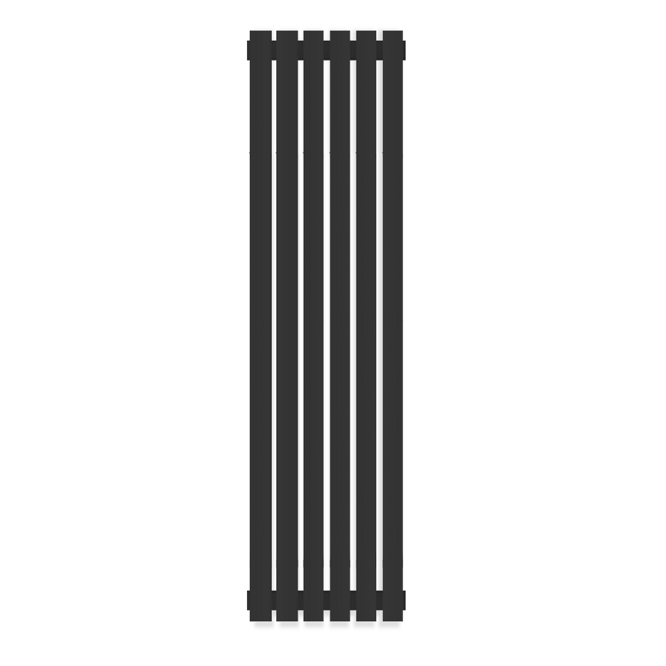 Фото №1  Радиатор Радиатор КЗТО QUADRUM 40 V 2000-12 Структурный черный шелк