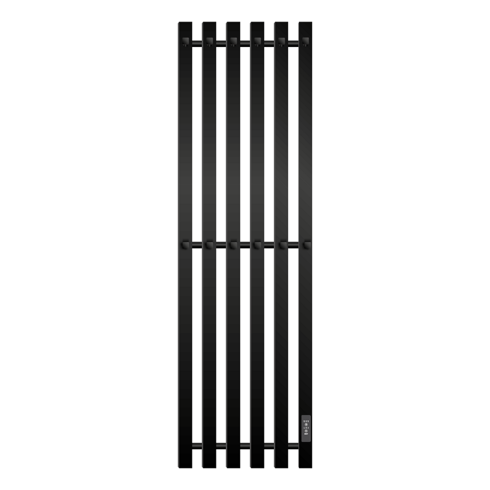 Фото №1  Полотенцесушитель Полотенцесушитель электрический Primoclima Sol Q E Black 120*30 6