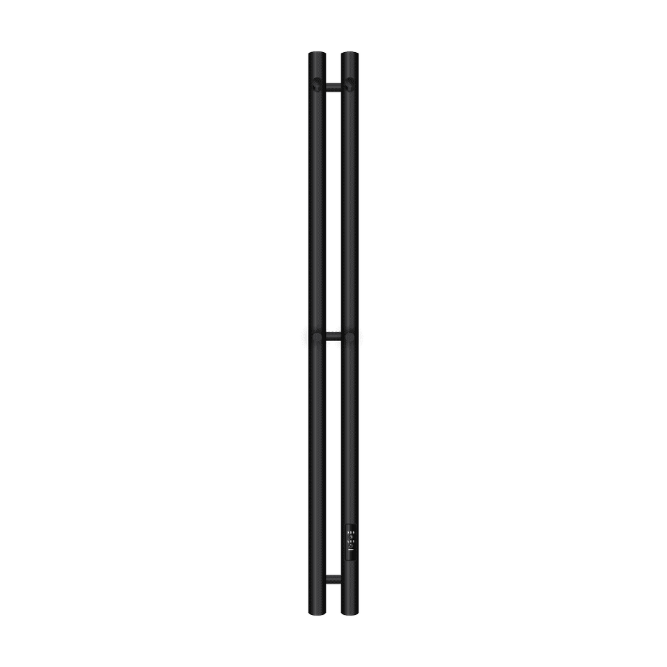Фото №1  Полотенцесушитель Полотенцесушитель электрический Primoclima Sol R E Black 100*6 2