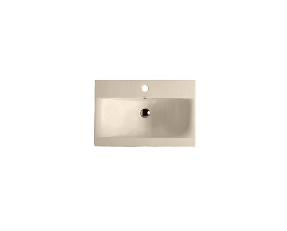 Фото №7  Раковина 30383 Althea Clever подвесная раковина 60x39 см.  Матовый бежевый Plus-Ton®
