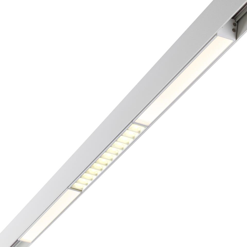 Фото №8  NOVOTECH 358413 SHINO NT20 152 белый Трековый светильник для низков. шинопровода IP20 LED 4000K 12W 48V FLUM