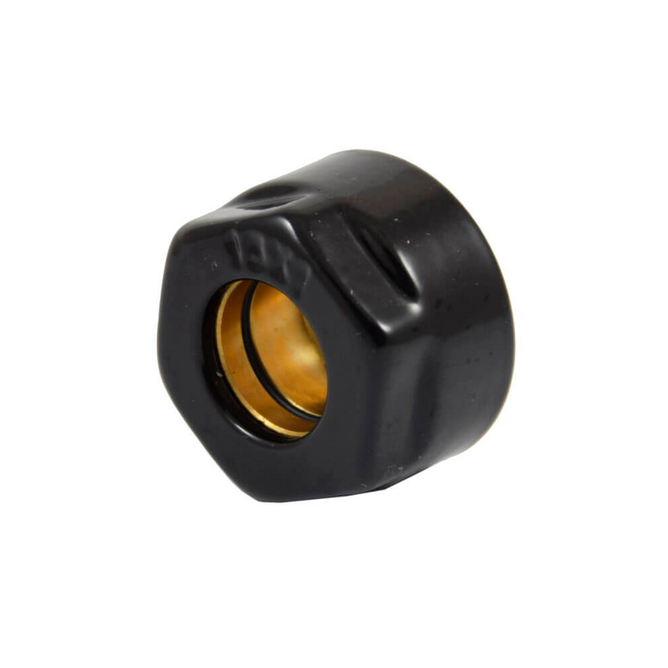 Фото №1  Резьбовое соединение Schlosser для медных труб GW 3/4 x 15MM, черное