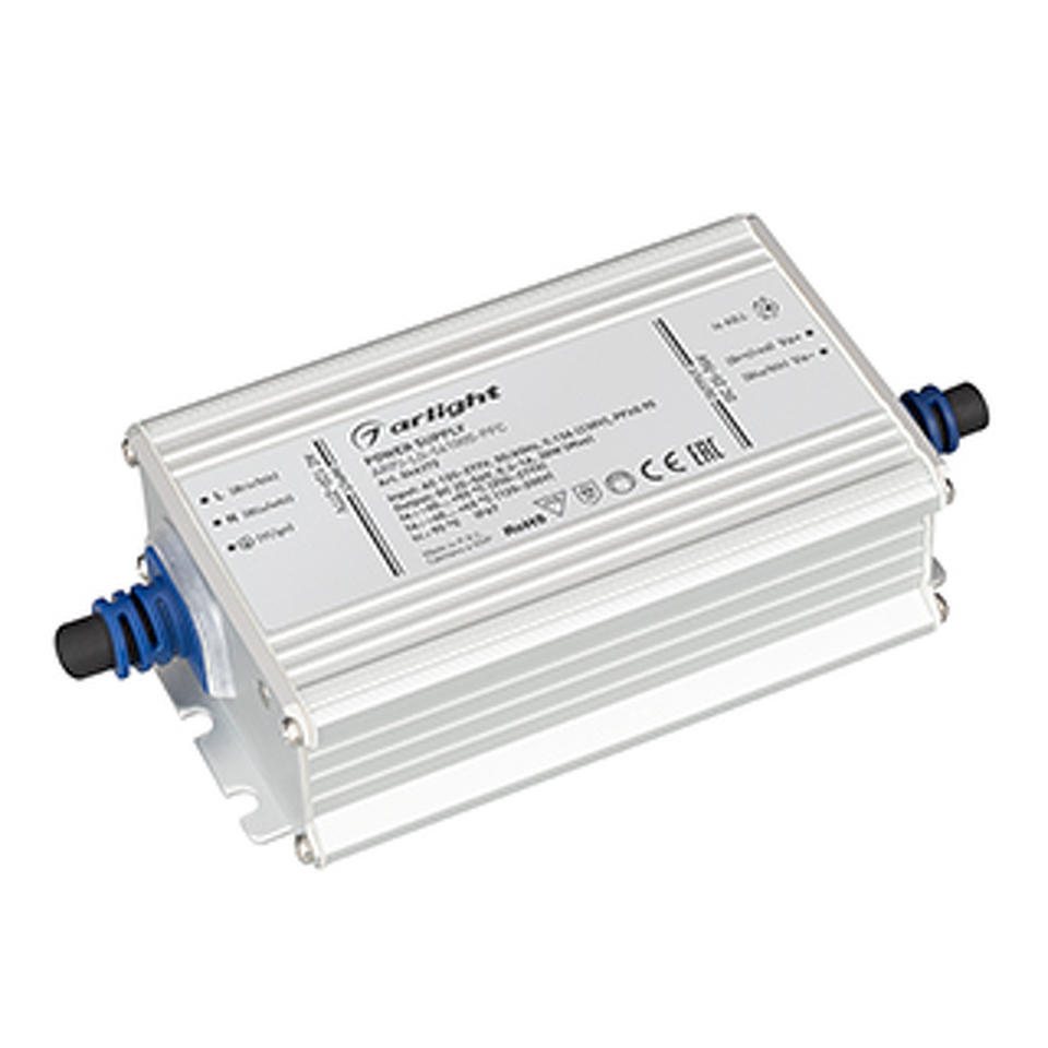 Фото №1  Arlight Блок питания ARPJ-LG-561000-PFC (30W, 25-56V, 0.3-1.0A) ( IP67 Металл, 5 лет)