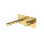 Превью фото №1  Boheme Смеситель STICK из стены Matt Gold SPIRALE