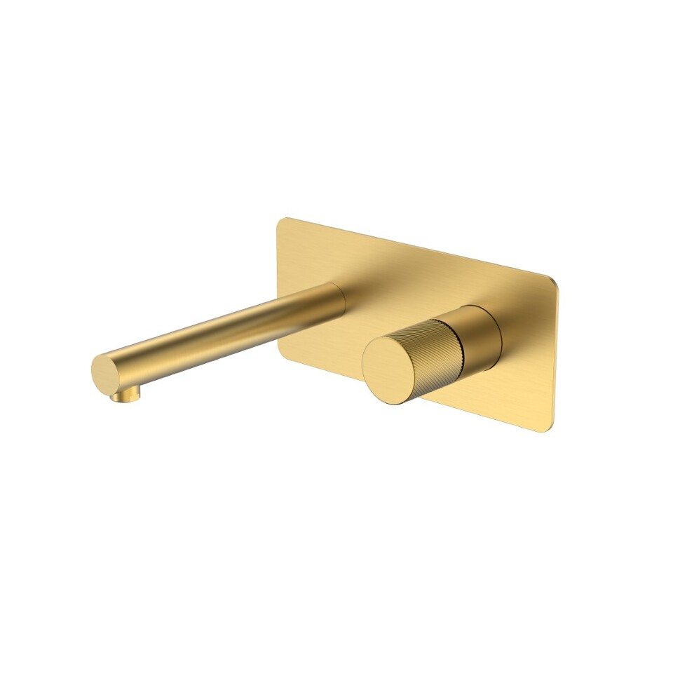 Фото №2  Boheme Смеситель STICK из стены Matt Gold SPIRALE