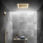 Превью фото №2  RU103AXX AQUAelite внешняя часть термостатического смесителя для душа на 3 потребителя, 3/4" Никель шлифованный, 07Q