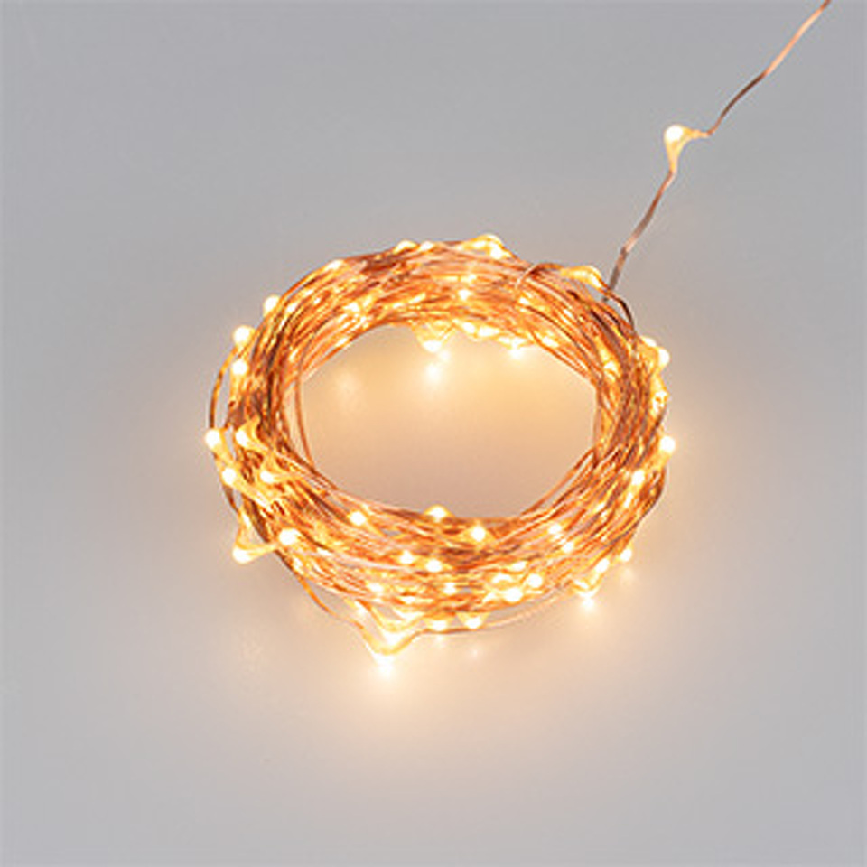 Фото №1  Ardecoled Светодиодная гирлянда ARD-DEW-HOME-10000-100LED-LIVE Warm3000 (5V, USB, ПДУ) ( IP20)