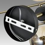 Превью фото №7  Люстра LUMION 8062/4C COMFI LN24 000 черный/тонированный металл/стекло Люстра потолочная E27 4*60W 220V ERENA