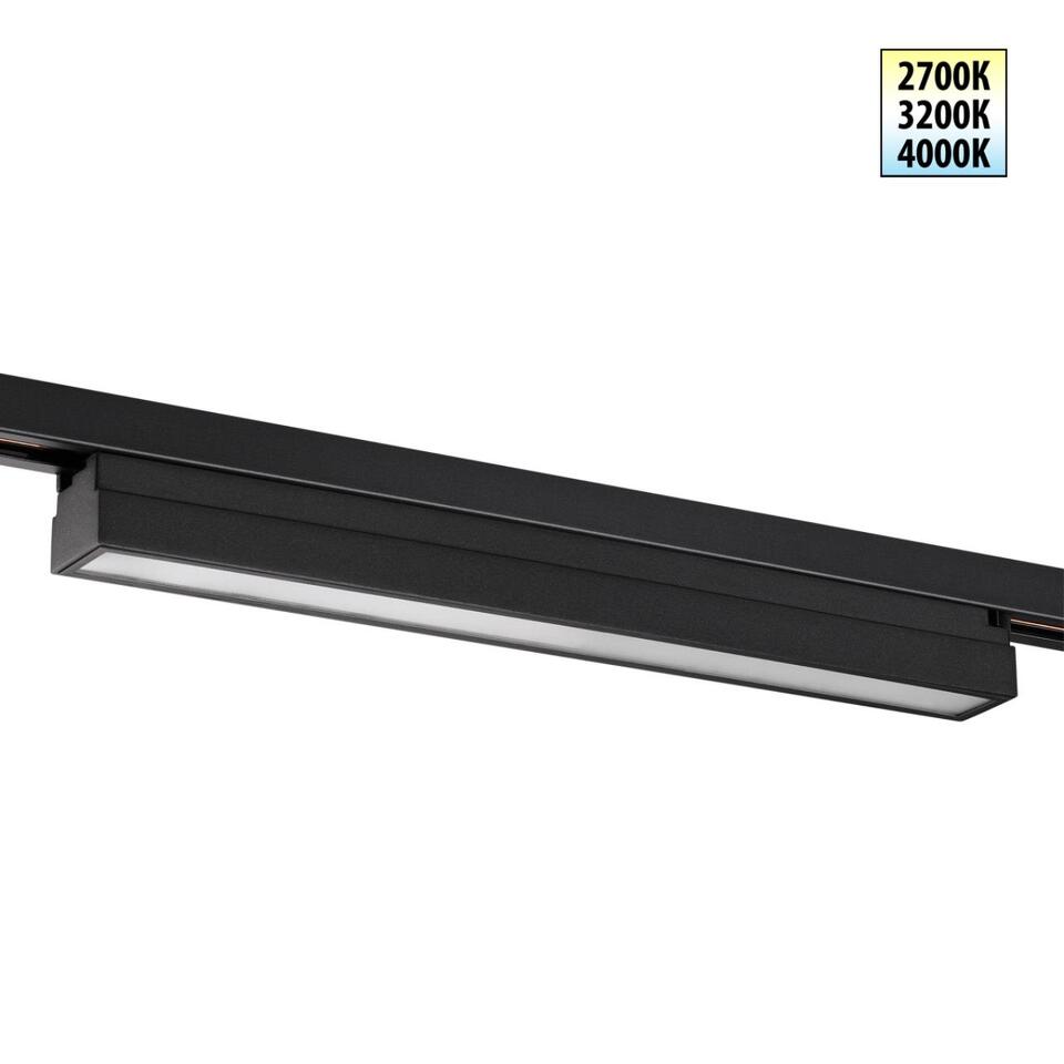 Фото №1  NOVOTECH 359788 PORT NT25 262 черный Светильник однофазный трехжильный трековый с переключ. цв. температуры IP20 LED 24W 180-265V 2700К/3200К/4000К ITER