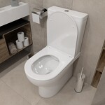 Превью фото №6  Унитаз Teymi Унитаз напольный Aina безободковый, сиденье Дюропласт микролифт T40205