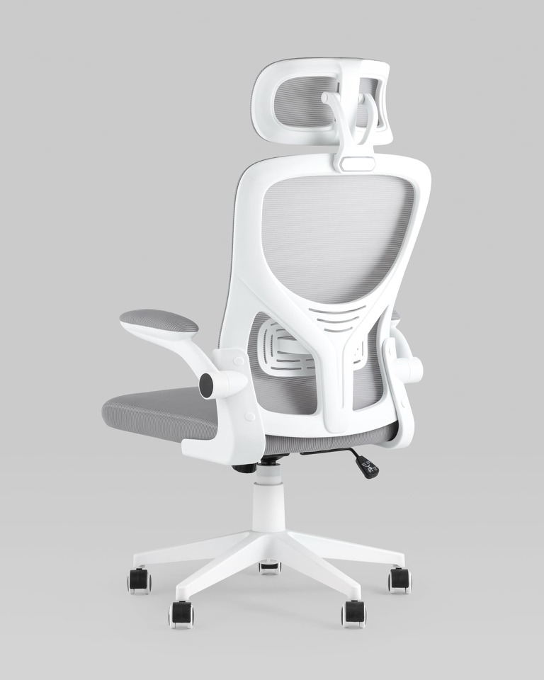 Фото №10  Кресло Кресло офисное TopChairs Airone белый