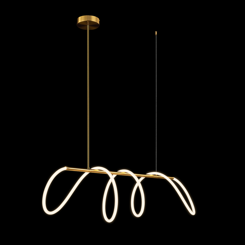 Фото №8  Подвесной светильник 10388P/A Brass Подвесной светильник LOFT IT Thread