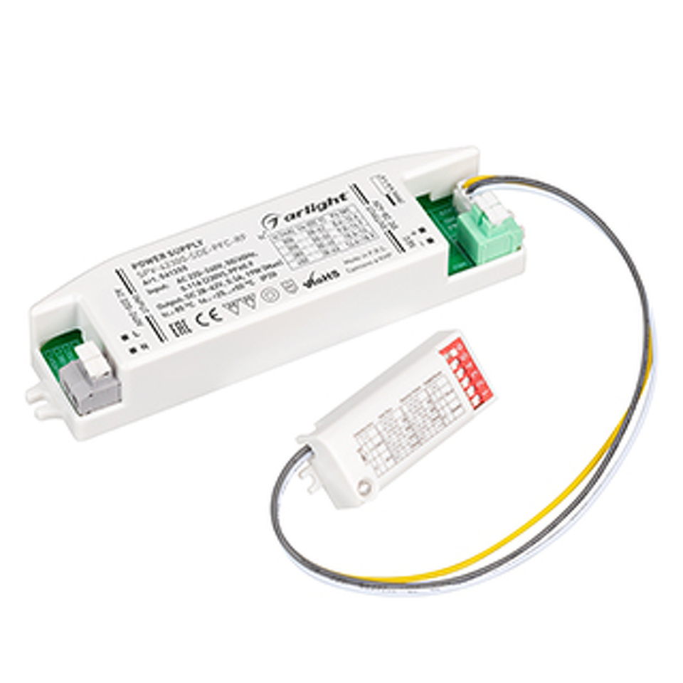 Фото №1  Arlight Блок питания SPV-42300-SDE-PFC (19W, 28-42V, 300mA, 5.8GHz) ( IP20 Пластик, 5 лет)