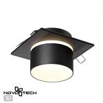 Превью фото №1  NOVOTECH 370717 SPOT NT21 510 черный Светильник встраиваемый IP20 GU10 9W 235V LIRIO