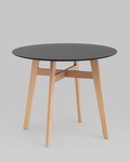 Превью фото №2  Стол обеденный Target Circle 90*90 черный