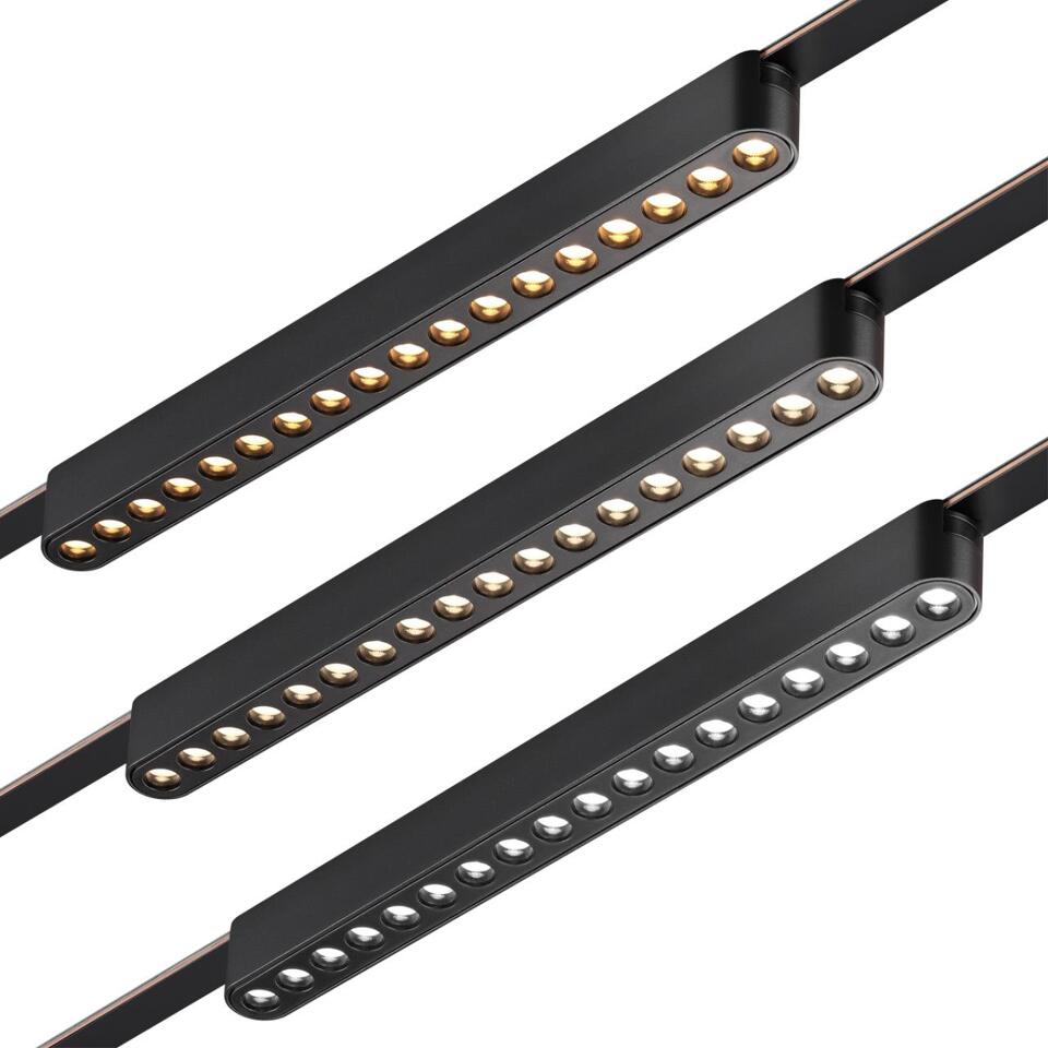 Фото №8  NOVOTECH 359460 SHINO NT24 98 черный Трековый смарт-светильник для низковольтного шинопровода с двумя режимами работы IP20 LED 18W 24V 3000-6000K EASY