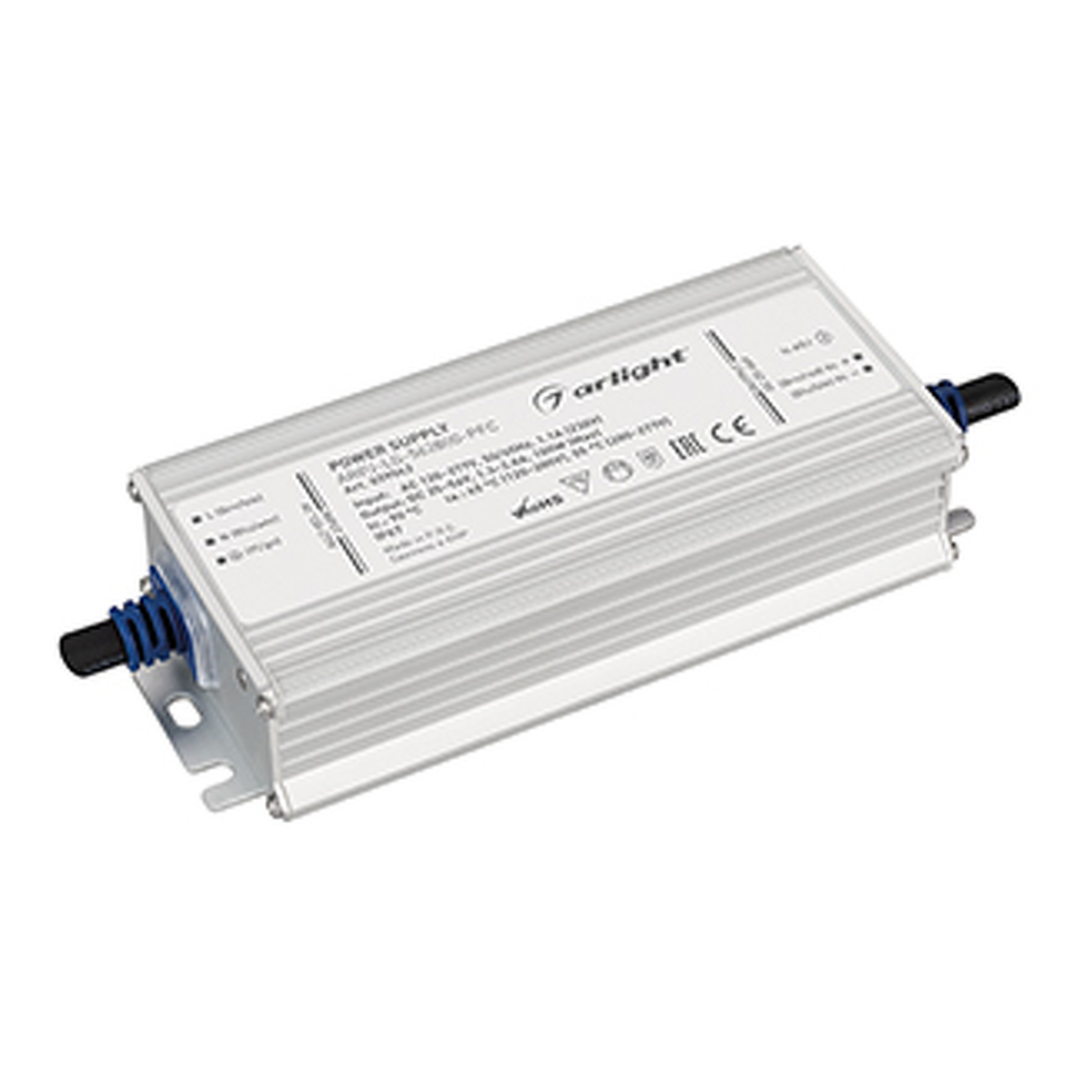 Фото №1  Arlight Блок питания ARPJ-LG-562800-PFC (100W, 25-56V, 1.3-2.8A) ( IP67 Металл, 5 лет)