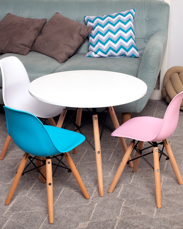 Фото №10  Стул Eames DSW детский белый